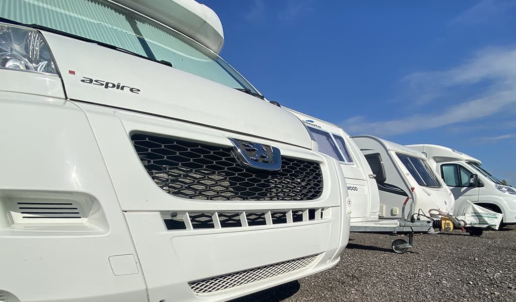 Caravan storage at Park Farm Bristol